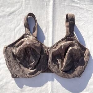 Wacoal Bra 36DDD Awareness Lace Underwire Brown 85567